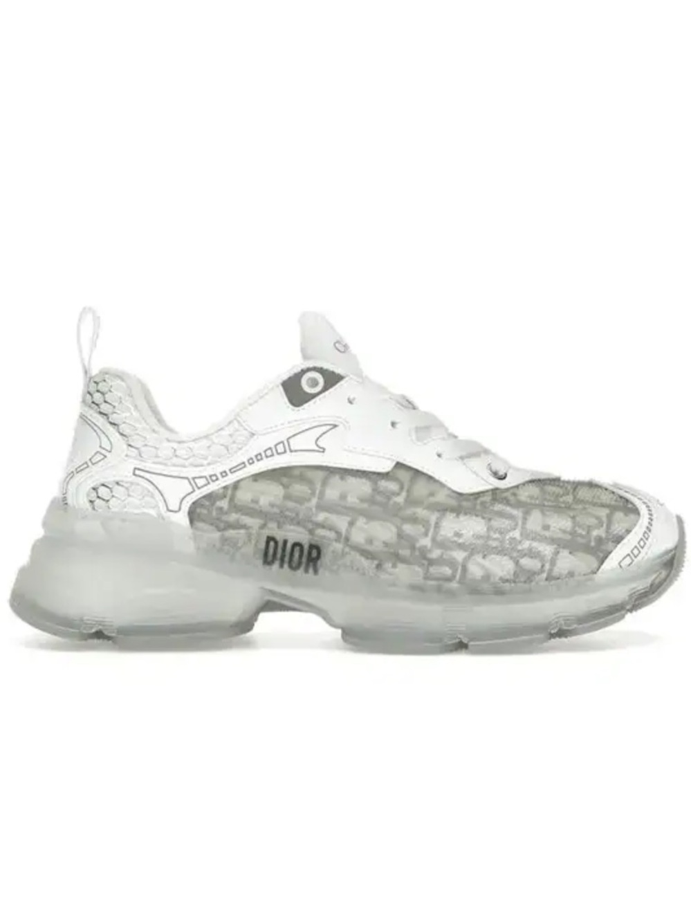 Christian Dior Oblique Transparent Logo Lace Up Vibe Sneakers Shoes Sz. 39 (9)